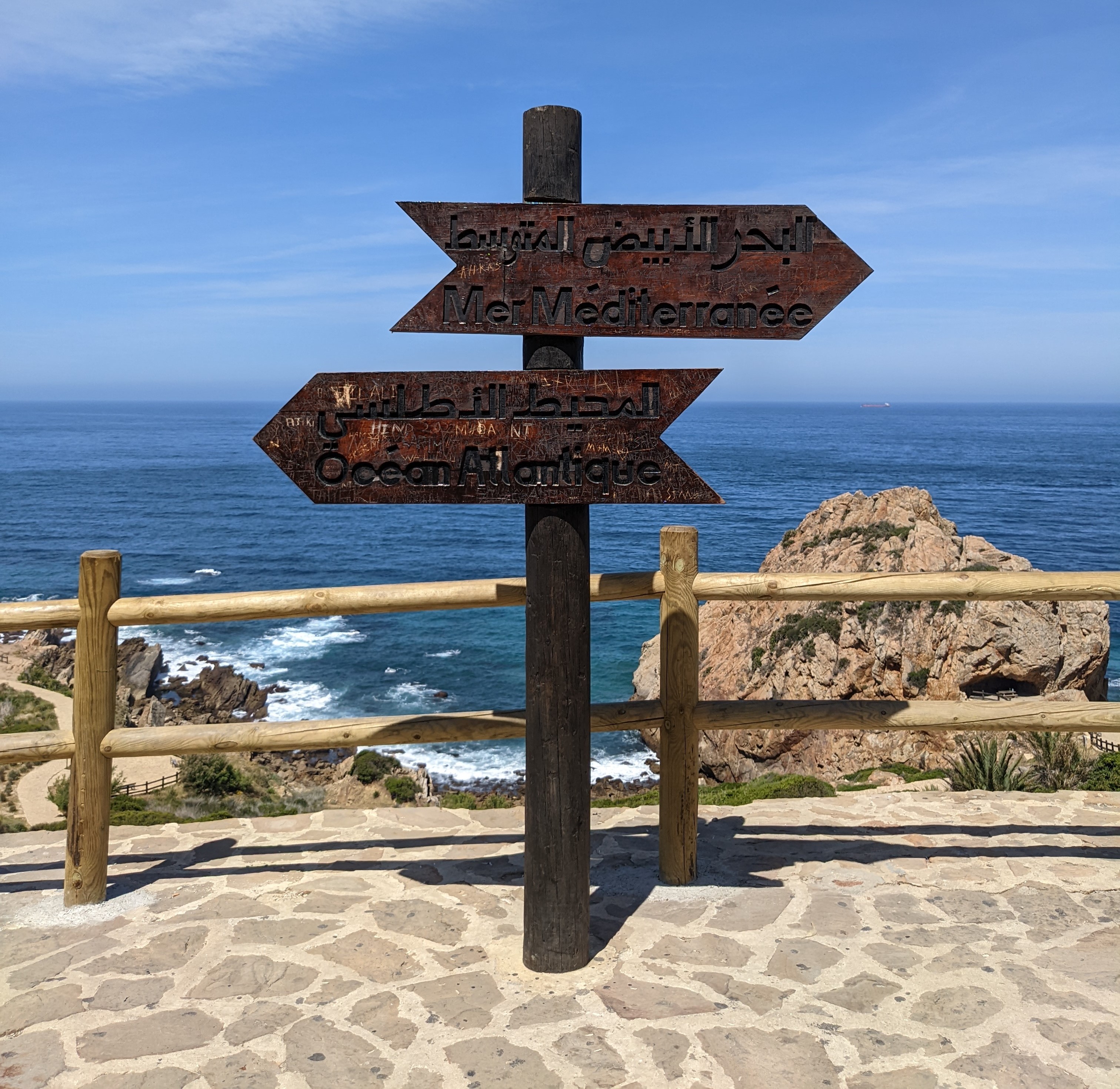 Atlantic Ocean and Mediterranean Sea