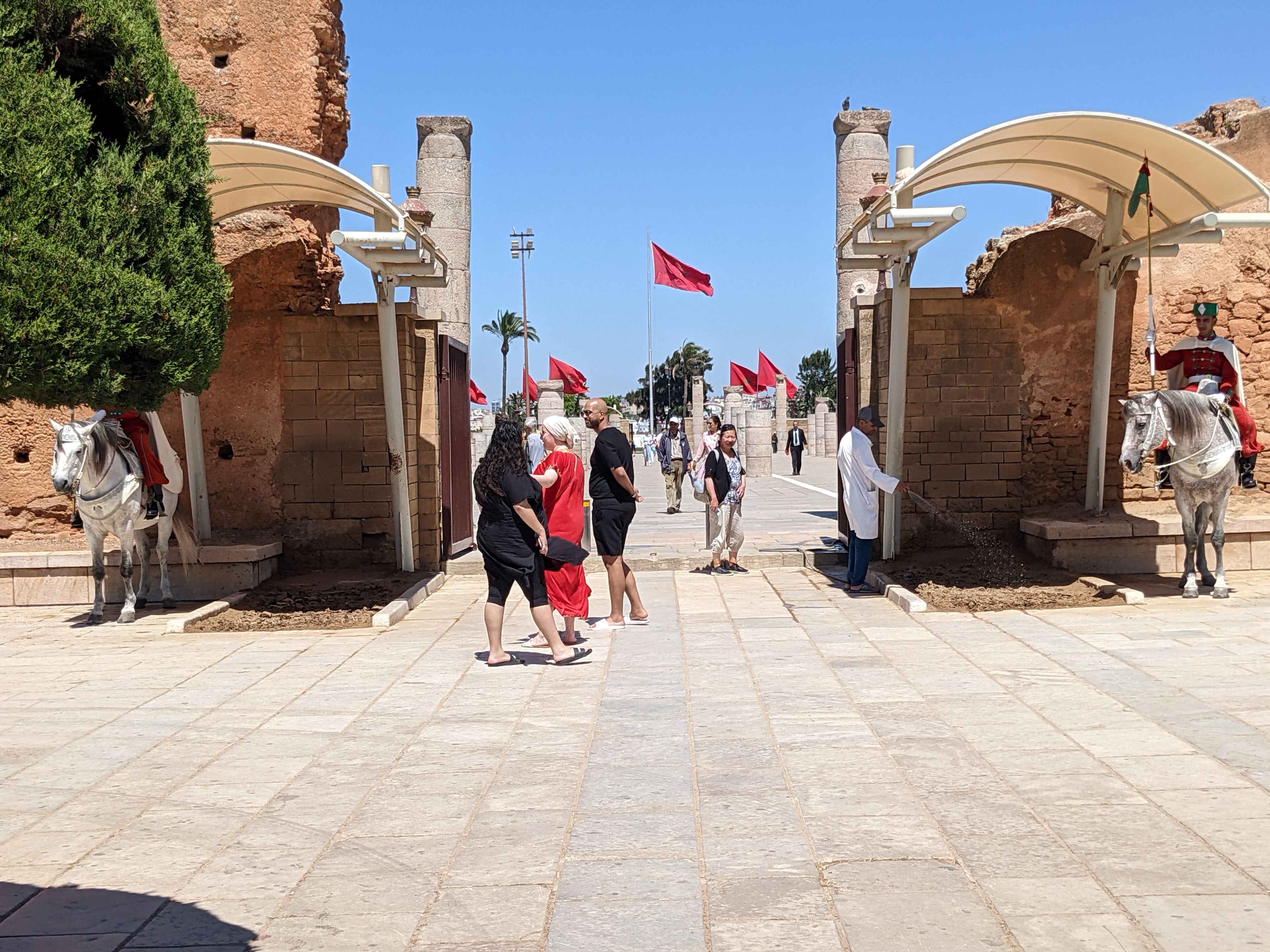 Hassan Tower entrance