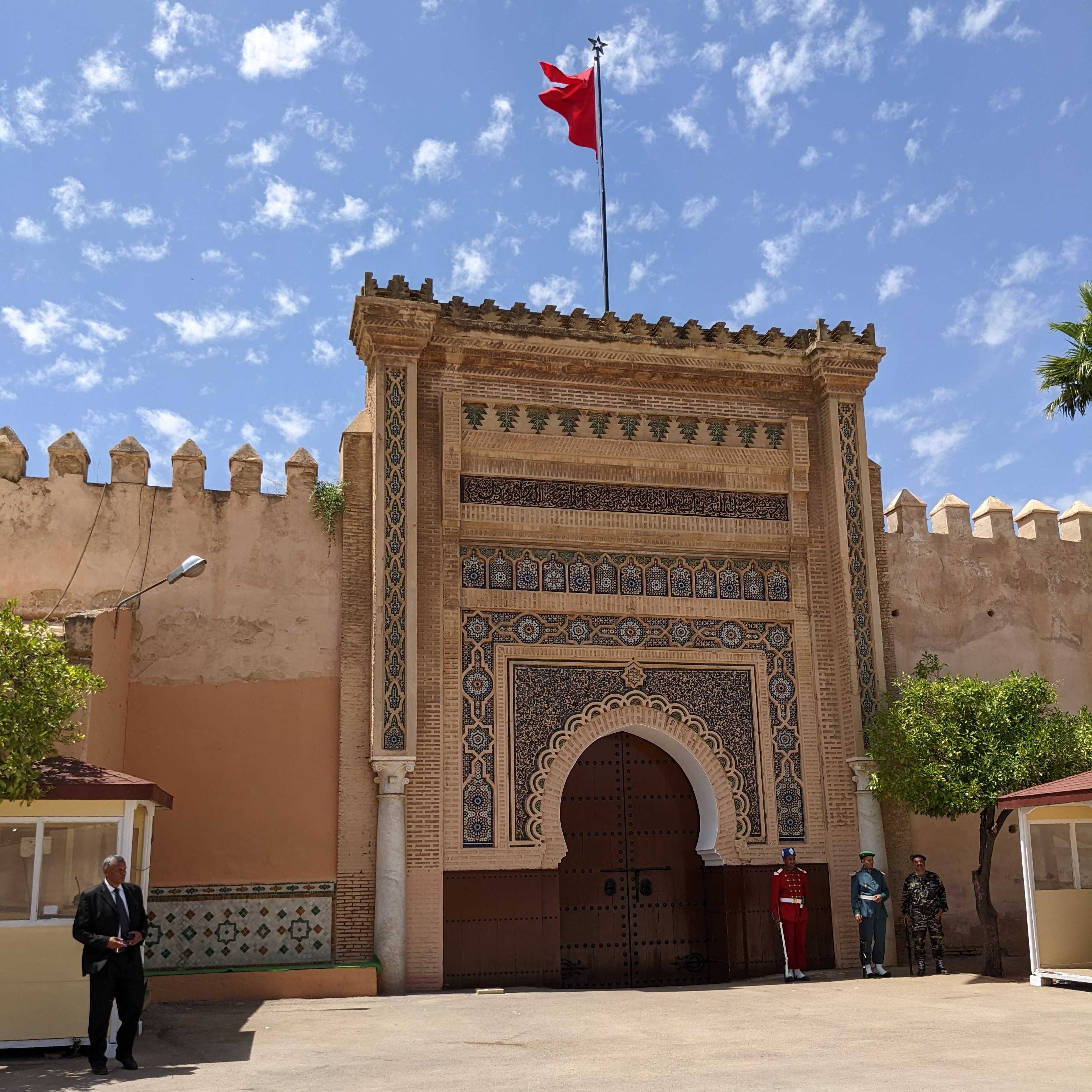 Meknes Palace soliders